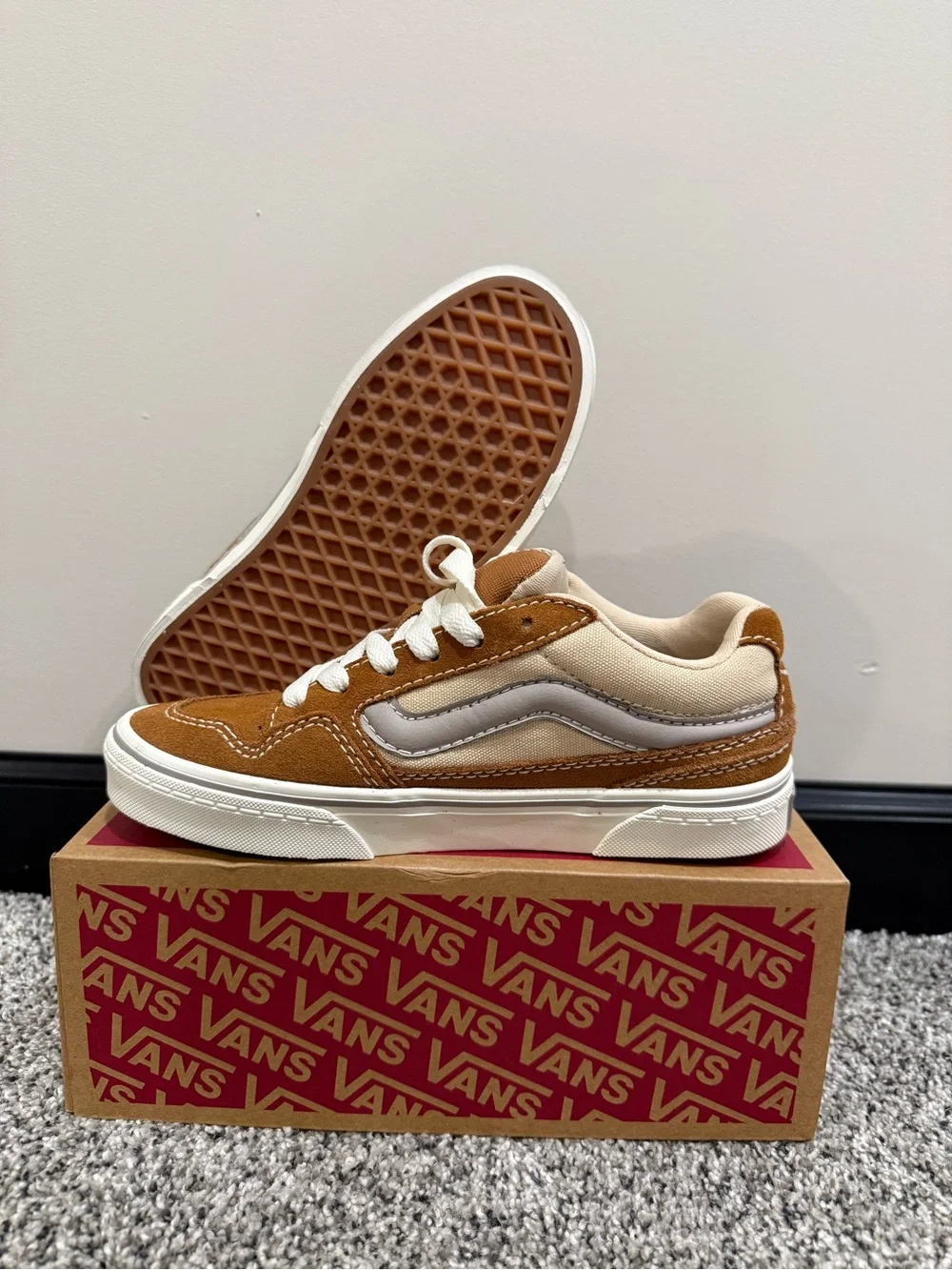 Vans Women's Caldrone Shoes - Outdoor Brown Sugar/Marsh WM Size 6.5
